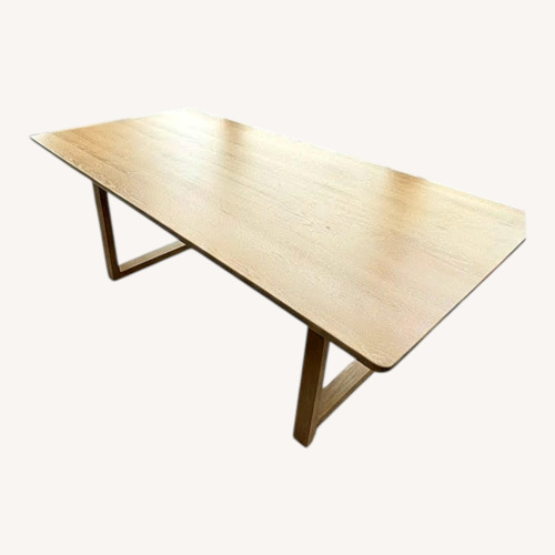 Used Longfellow 76" Oak Dining Table for sale on AptDeco