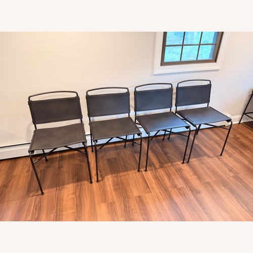 Used Kathy Kuo Home Oxton Dining Chairs - Set of 4 for sale on AptDeco