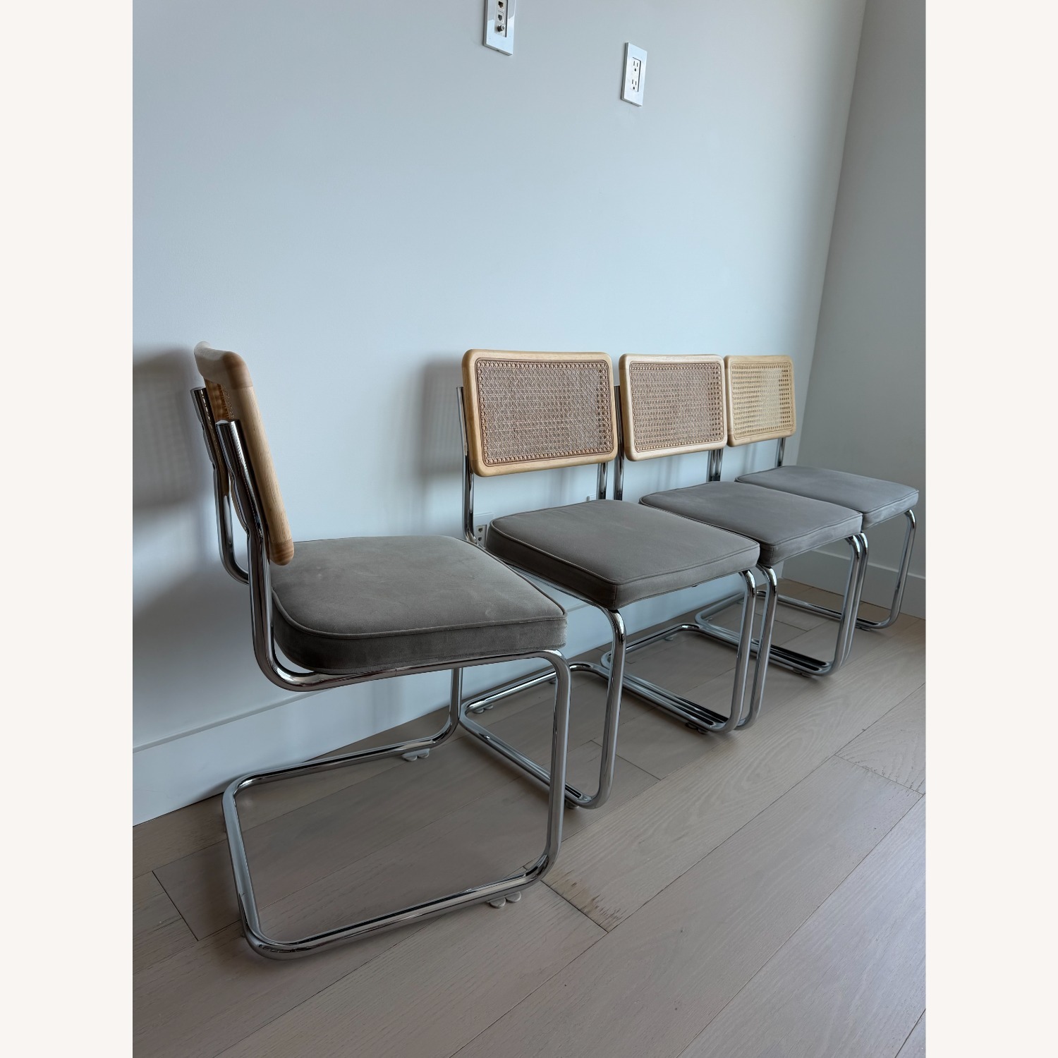 Cesca-Style Dining Chairs - Set of 4 - image-1