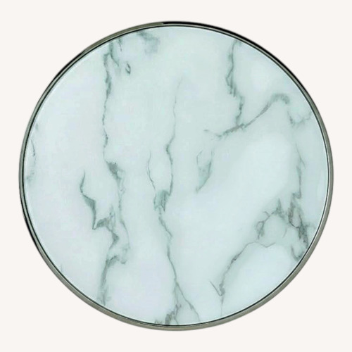 Used Tempered Glass White Coffee Tables  for sale on AptDeco