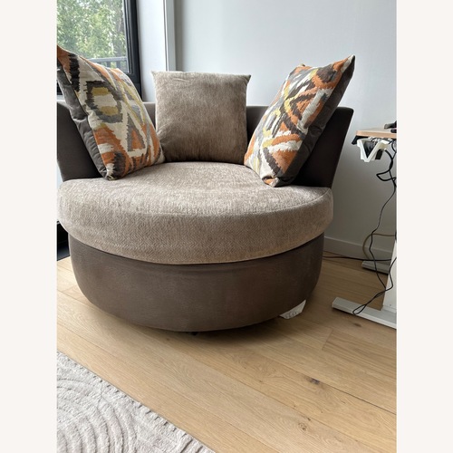Used Light Brown Accent Chair for sale on AptDeco
