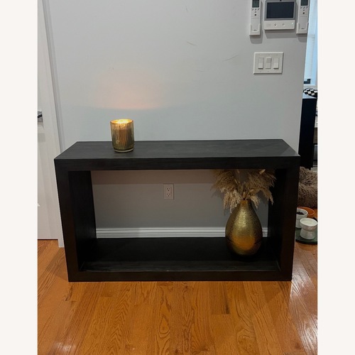 Used Pottery Barn Folsom Console, 52”, Charcoal for sale on AptDeco