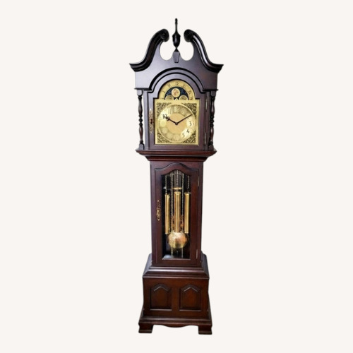 Used Hancrafted Amish Grandmother Solid Wood Clock  for sale on AptDeco