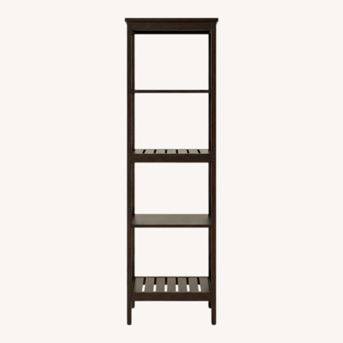 Used IKEA Black Wood Bookcase for sale on AptDeco