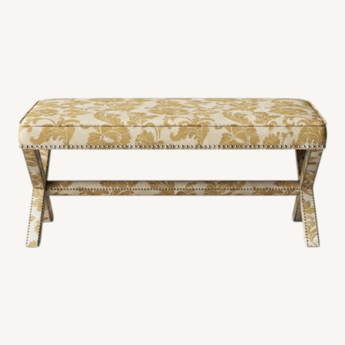 Used Fabric Bench for sale on AptDeco
