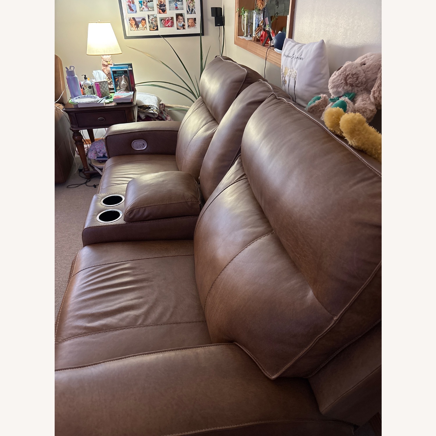 Ashley Furniture Light Brown 2 Seater Sofa - image-3