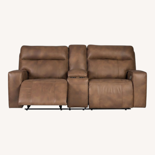 Used Ashley Furniture Light Brown 2 Seater Sofa for sale on AptDeco