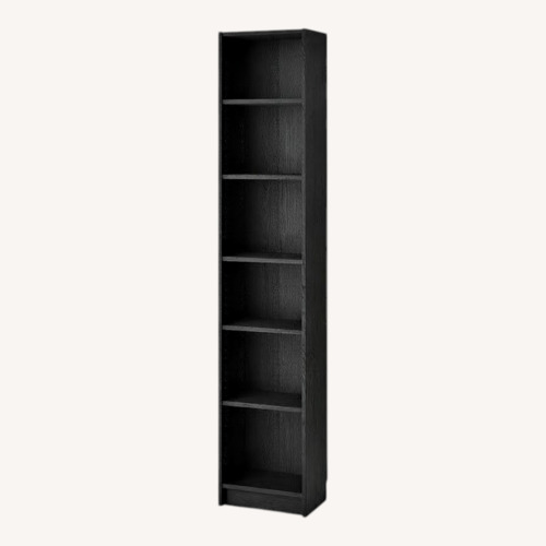 Used IKEA Black Wood Bookcase for sale on AptDeco