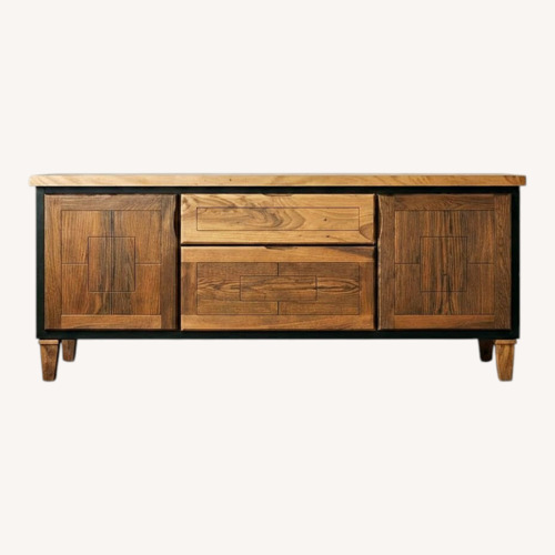 Used Walnut Live Edge Top Console Sideboard for sale on AptDeco