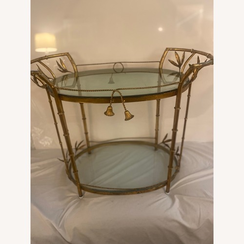 Used Vintage Italian Hollywood Regency Bar Cart for sale on AptDeco