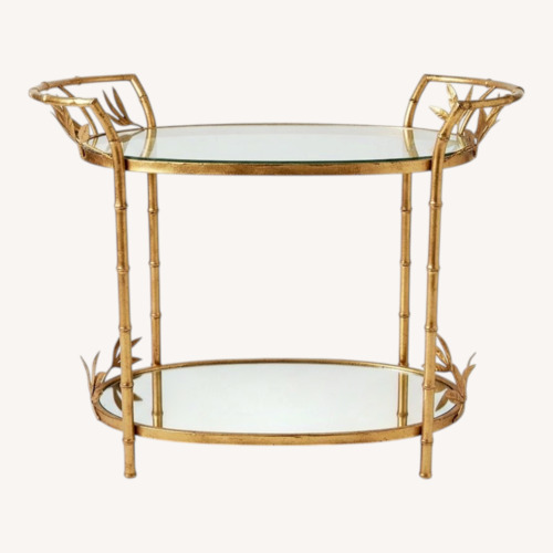 Used Vintage Italian Hollywood Regency Bar Cart for sale on AptDeco