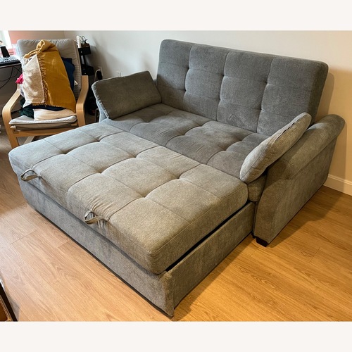 Used Wayfair Dark Gray Fabric Sleeper Sofa for sale on AptDeco
