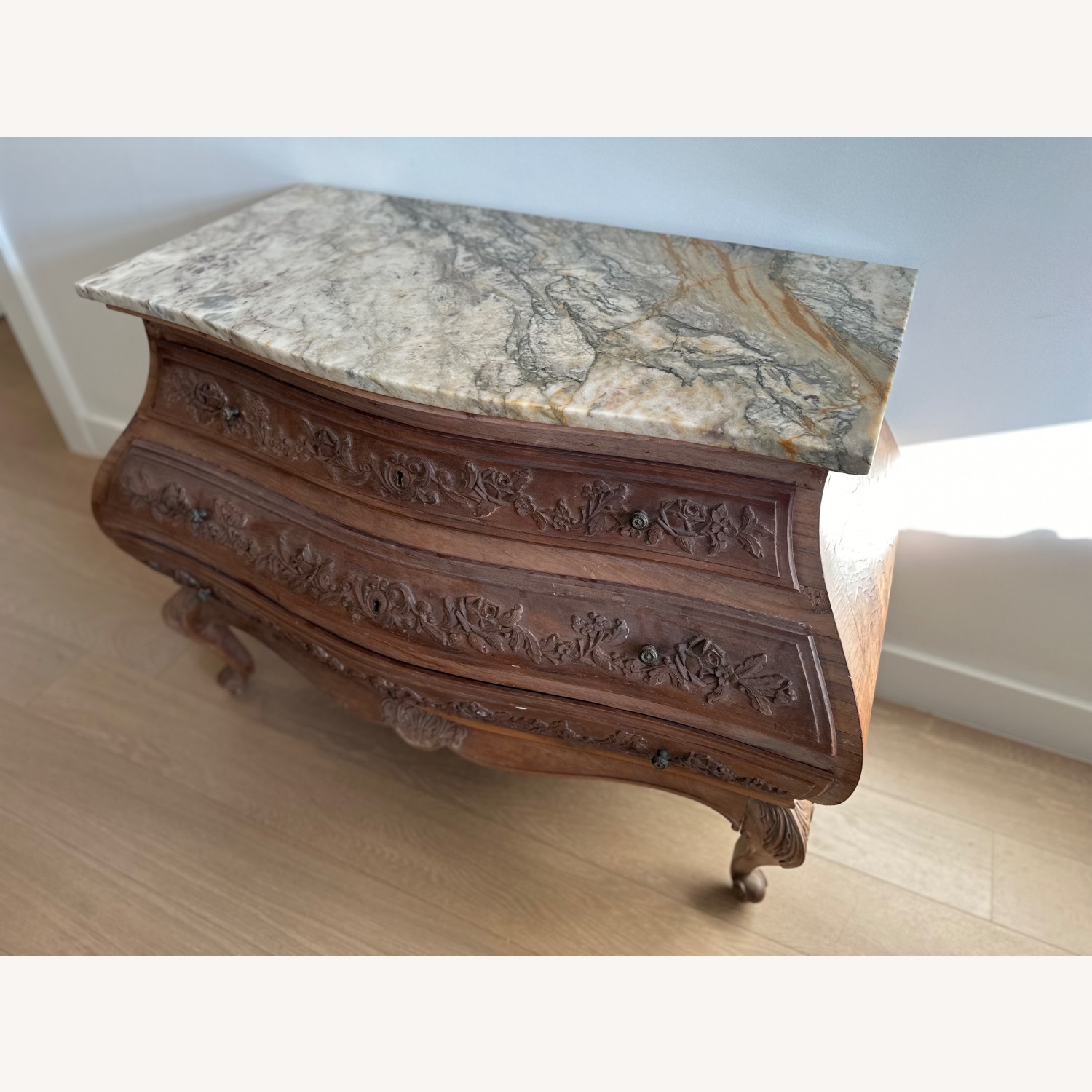 Vintage/Antique Natural Wood Dresser - image-1