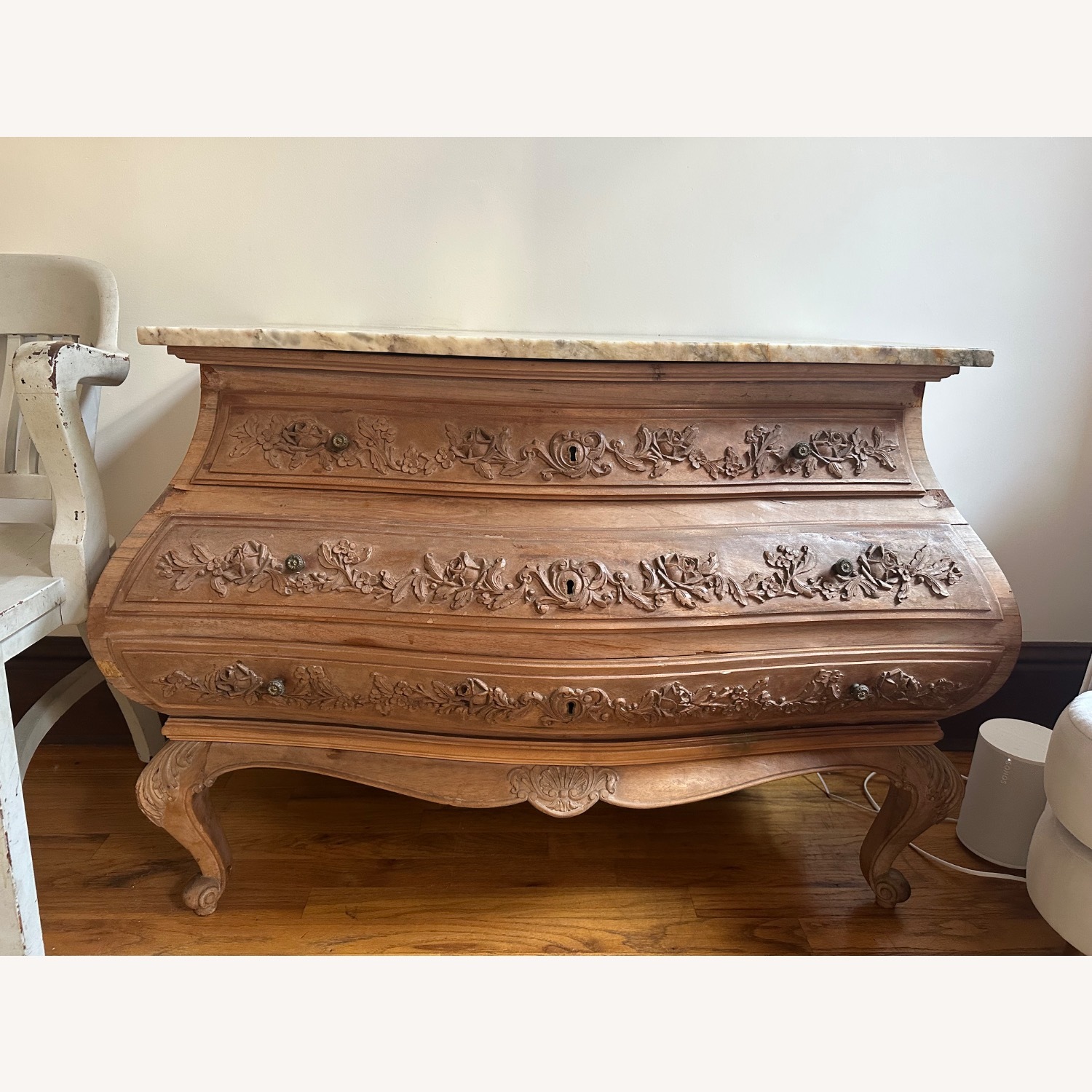 Vintage/Antique Natural Wood Dresser - image-2