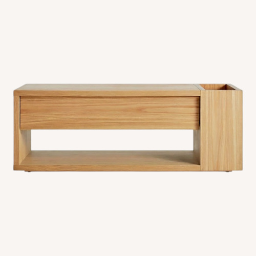 Used Blu Dot Go Forth Bench Shoe Rack Umbrella for sale on AptDeco