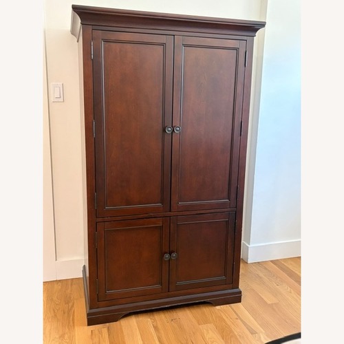 Used Pottery Barn Kids Larkin Armoire in Expresso for sale on AptDeco