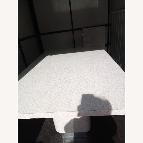 Used Light Gray Dining Table for sale on AptDeco