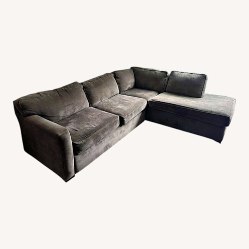 Used Jonathan Lewis L-shape Couch With Pull Out Bed for sale on AptDeco
