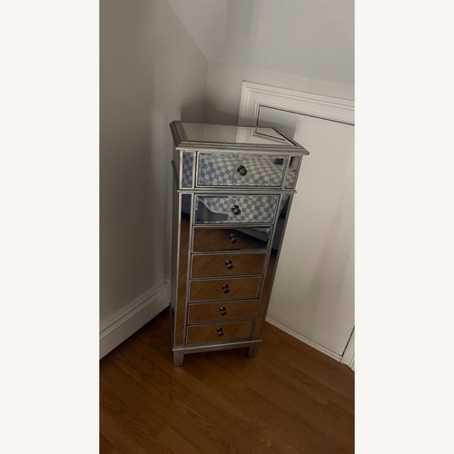 Used Pier 1 Imports Hayworth Mirrored Storage Dresser for sale on AptDeco