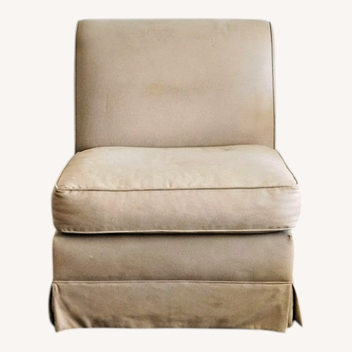 Used Green Fabric Accent Chair for sale on AptDeco