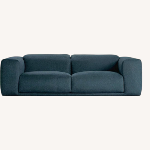 Used Design Within Reach Blue Fabric 2 Seater Sofa for sale on AptDeco