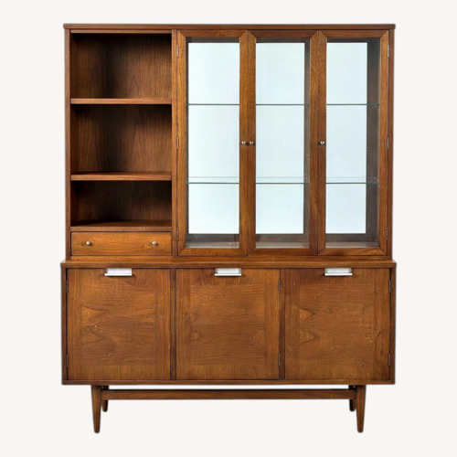 Used Dark Brown Wood Sideboard for sale on AptDeco