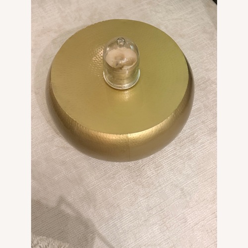 Used Gold Metal Coffee Table for sale on AptDeco
