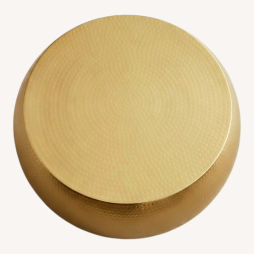 Used Gold Metal Coffee Table for sale on AptDeco