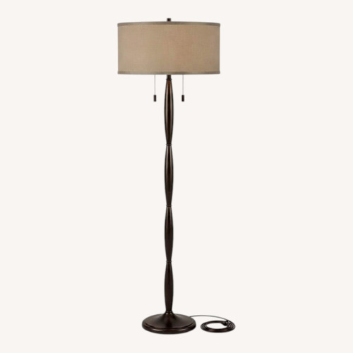 Used Bronze Finish Metal Floor Lamp  for sale on AptDeco