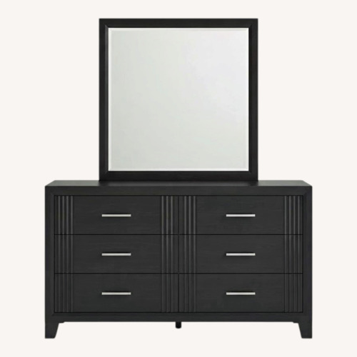Used Rooms To Go Black Wood Dresser for sale on AptDeco