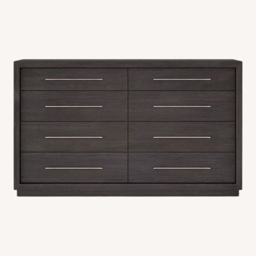 Used Macy's Tivie Dark Brown Wood Dresser for sale on AptDeco