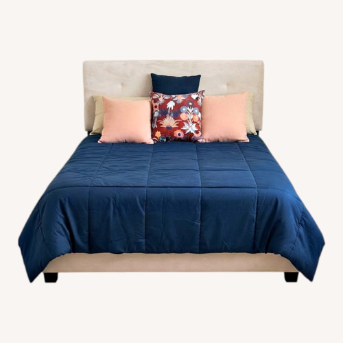 Used Natural Fabric Headboard for sale on AptDeco