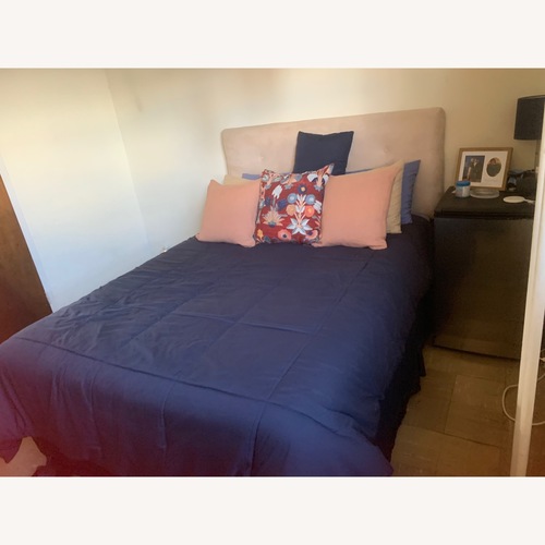 Used Natural Fabric Headboard for sale on AptDeco