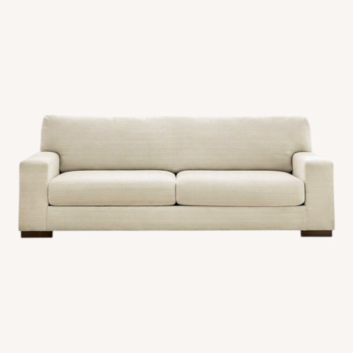 Used Ashley Furniture Maggie Light Gray Fabric 3+ Seater Sofa for sale on AptDeco