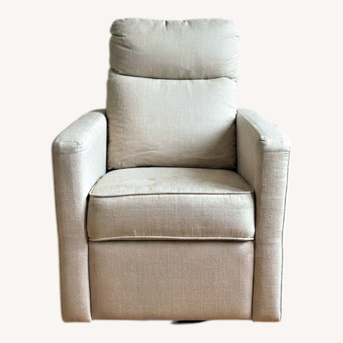 Used Buy Buy Baby Natural Fabric Armchair for sale on AptDeco