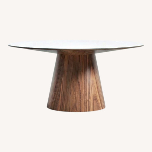 Used Rove Concepts Winston White Wood Dining Table for sale on AptDeco