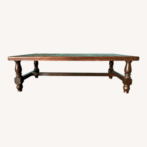 Used Vintage/Antique Finds Dark Brown Coffee Table for sale on AptDeco