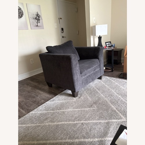 Used Dark Grey Chair for sale on AptDeco