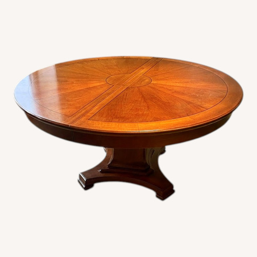 Used Vintage/Antique Red Wood Dining Table for sale on AptDeco
