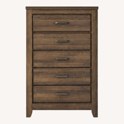 Used Light Gray Wood Dresser for sale on AptDeco