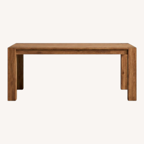 Used West Elm Light Brown Wood Dining Table for sale on AptDeco