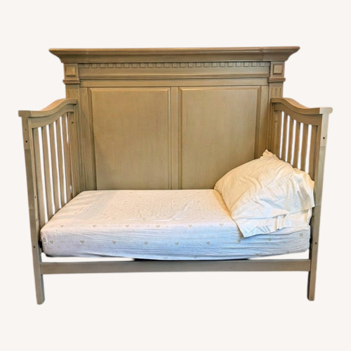Used Buy Buy Baby Natural Wood Crib for sale on AptDeco