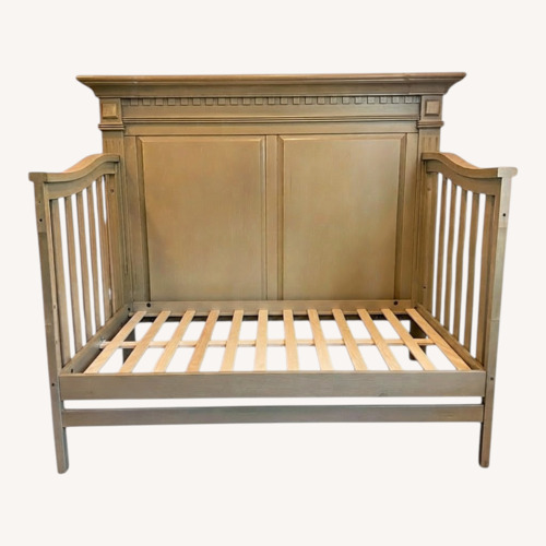 Used Buy Buy Baby Natural Wood Crib for sale on AptDeco