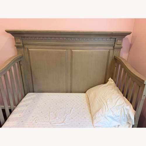 Used Buy Buy Baby Natural Wood Crib for sale on AptDeco