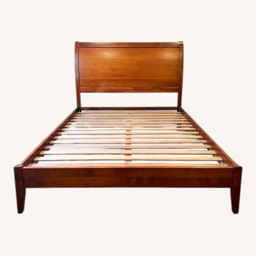 Used Wood Queen Bed for sale on AptDeco