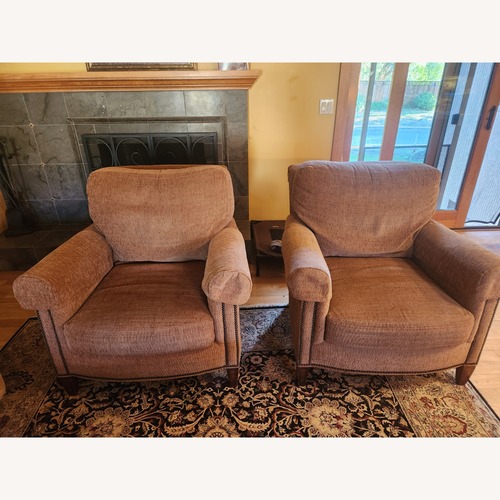 Used Westley Hall Living Room Arm Chairs x 2 for sale on AptDeco