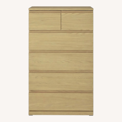 Used IKEA STORKLINTA Natural Wood Dresser for sale on AptDeco