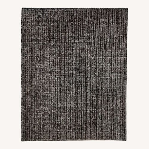 Used Crate & Barrel Prato Dark Gray Area Rug 8' x 10' for sale on AptDeco