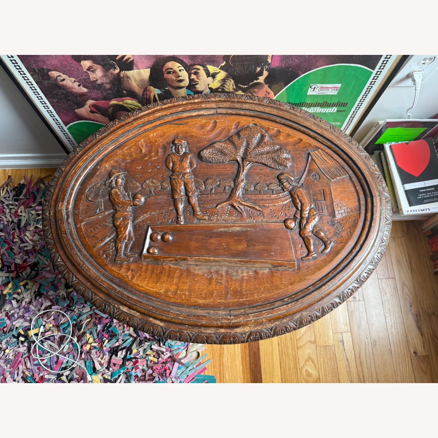 Carved Oval Table  - image-5