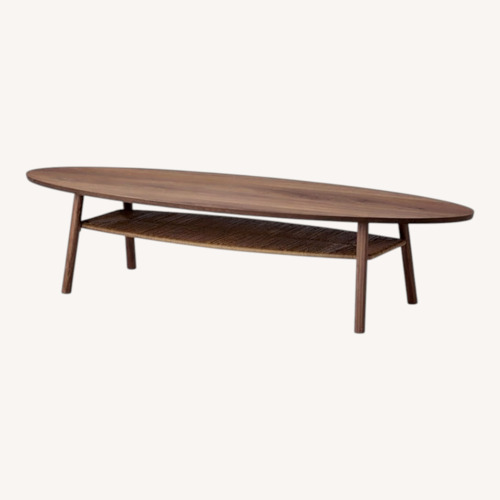 Used IKEA STOCKHOLM Light Brown Wood Coffee Table for sale on AptDeco